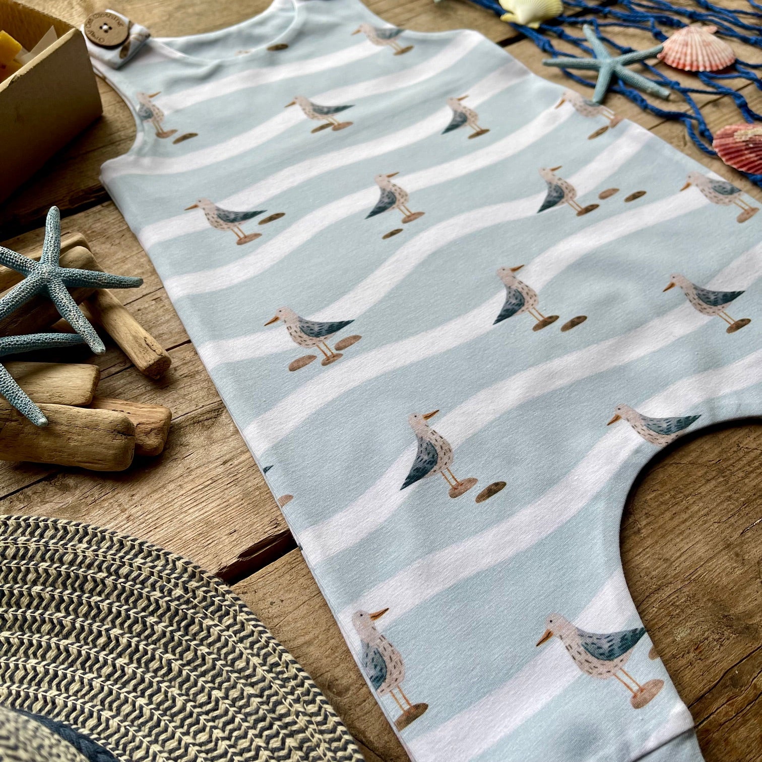 Cecil the Seagull Long Leg Romper