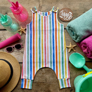 Deckchair Stripes Long Leg Romper