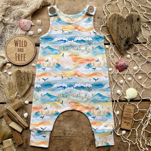 Driftwood Long Leg Romper