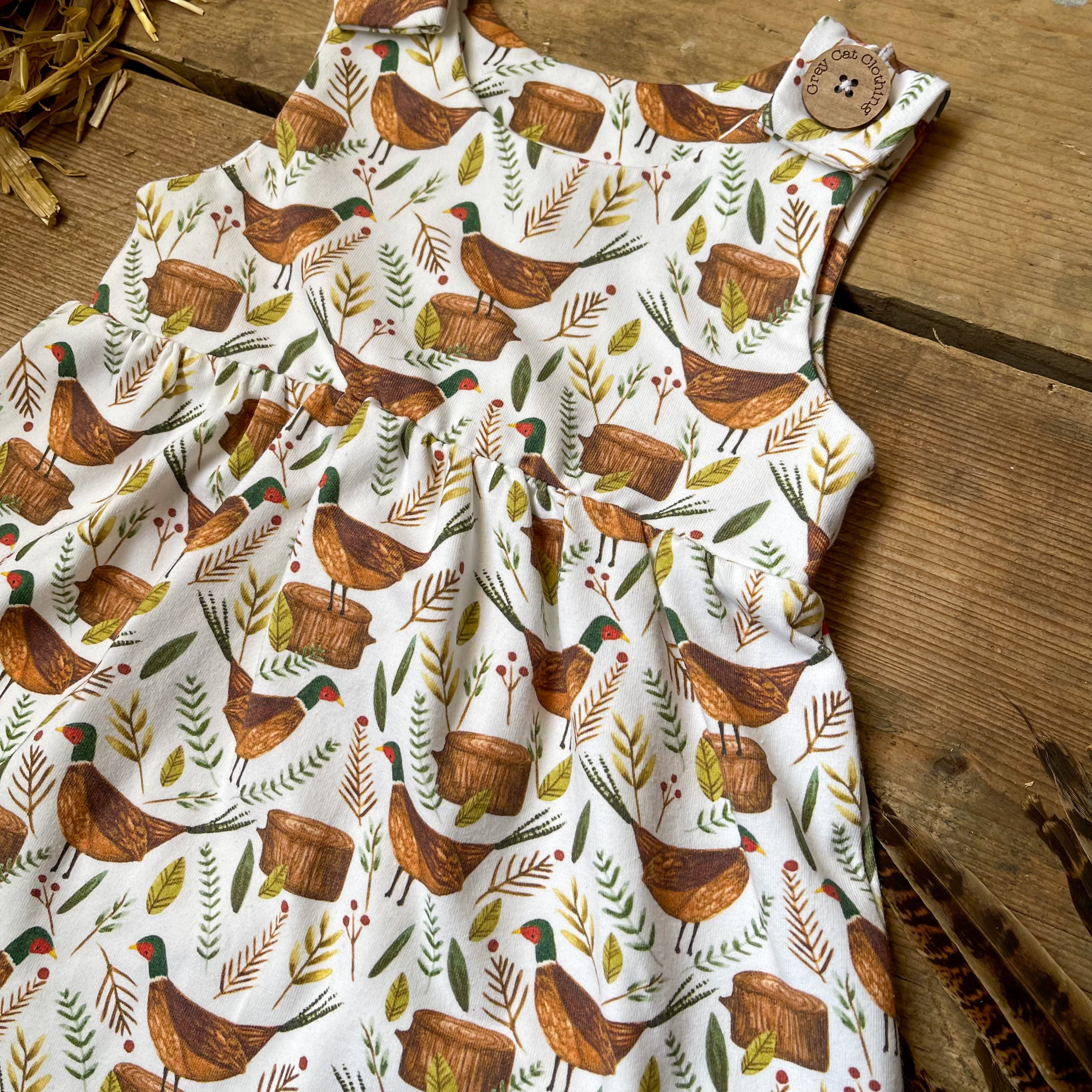 Country Pheasant Dress