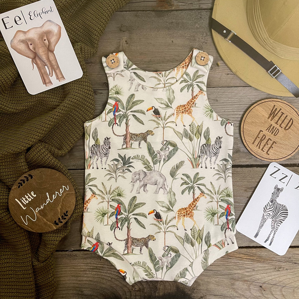 Safari Adventure Bummie Romper