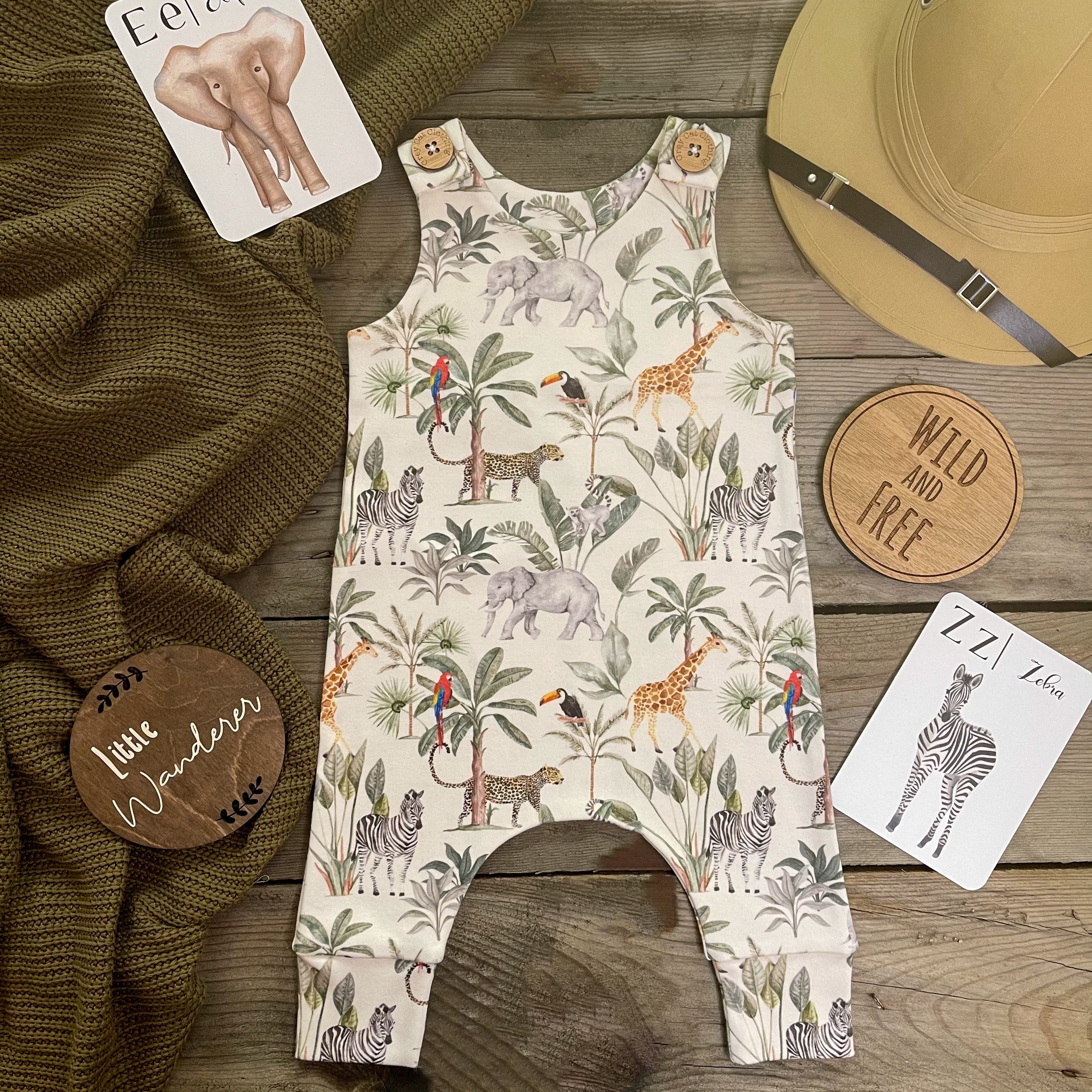 Safari Adventures Long Leg Romper